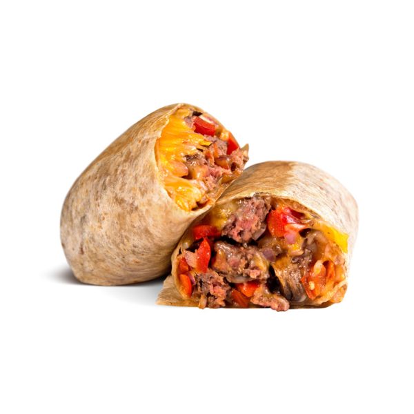 BBQ Bison Cheesesteak Wrap from PROTEINHOUSE